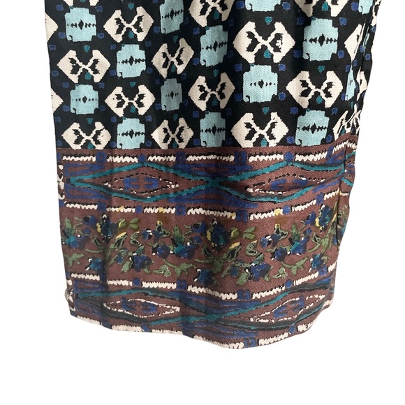 Sky and Sand Blue and Brown Drawstring Pants with pockets - Picture 2 of 6